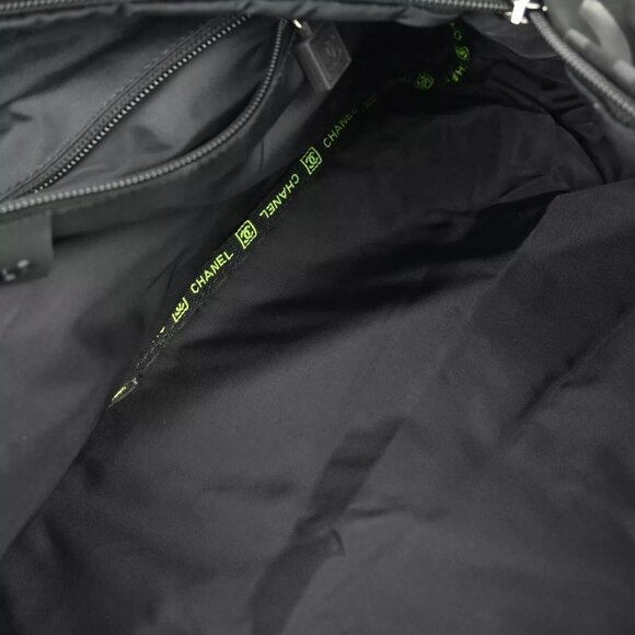 Chanel Black Nylon Sport Line 2way Gym Handbag - Picture 9 of 12